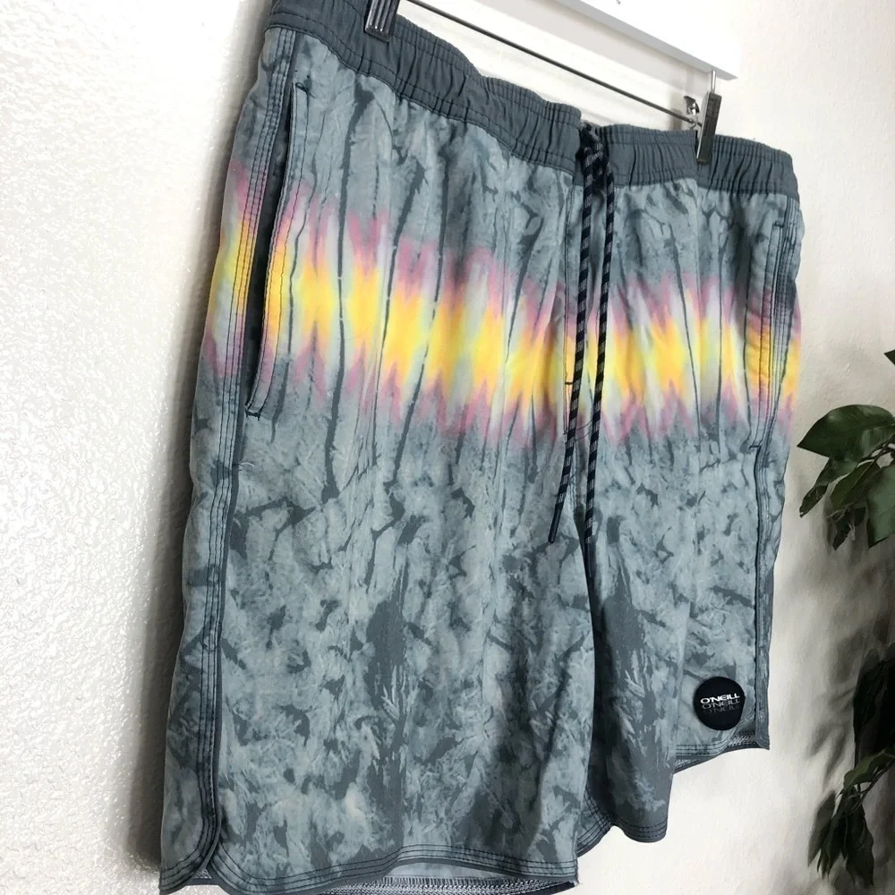 Mens O’Neill Cruzers Tie Dye Swim Trunks